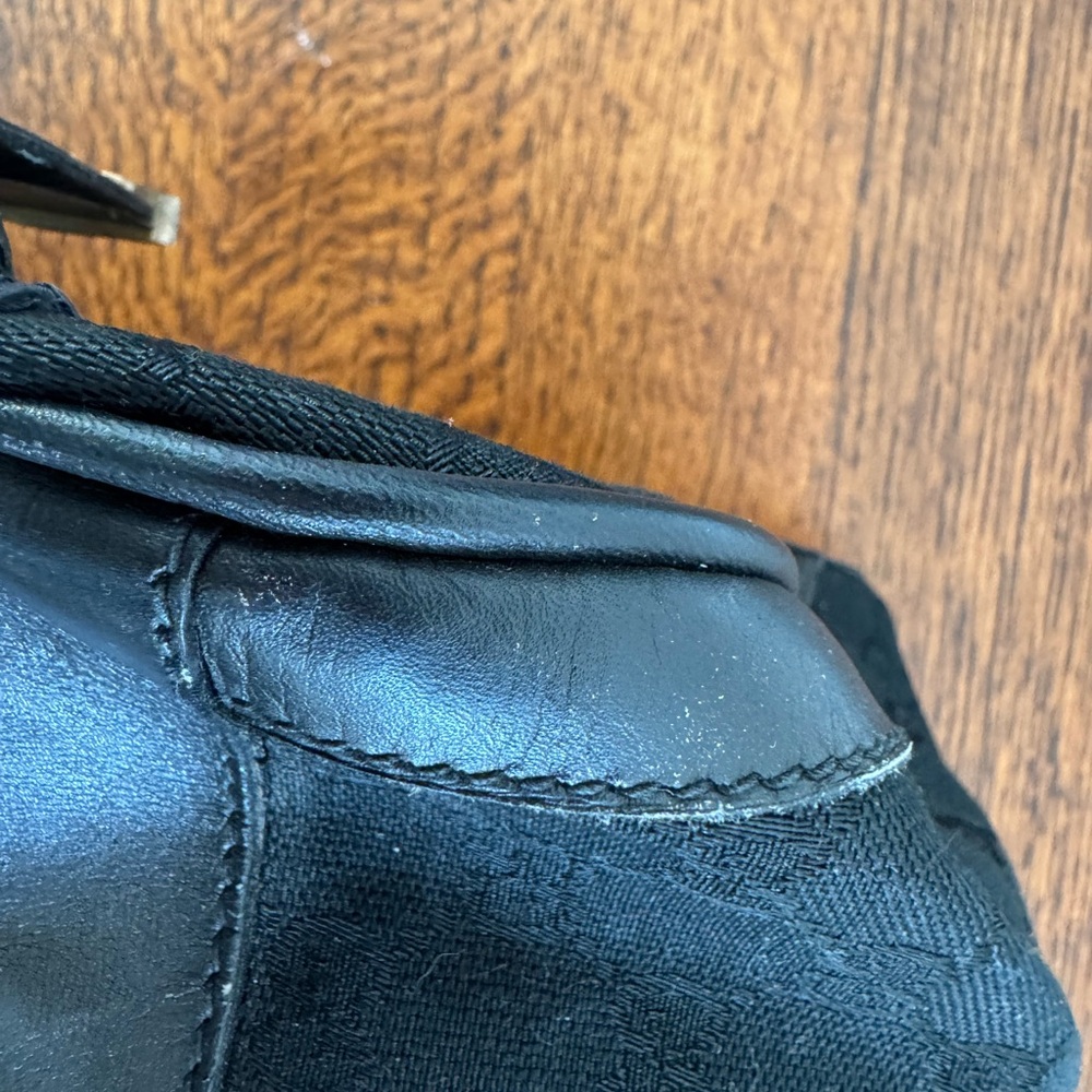 SOLD-Gucci Black GG Logo Weekender Travel Bag with COA - Picture 14 of 16